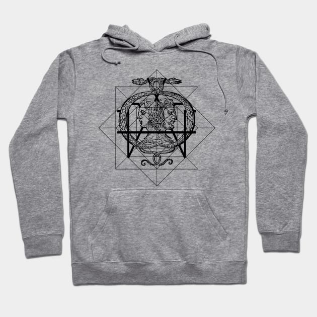 Hermetica Moderna - The Sight of Janus Hoodie by Anthraey